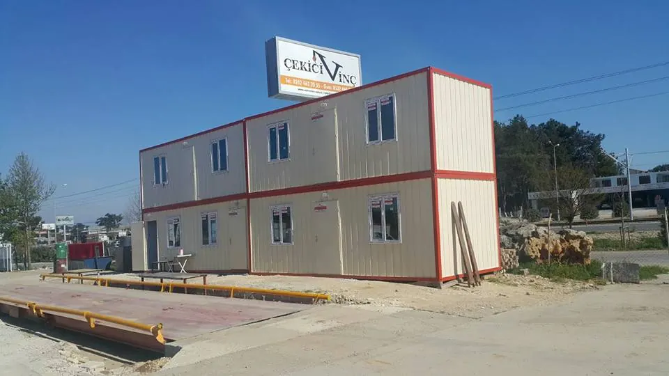 İki katlı konteyner ofis